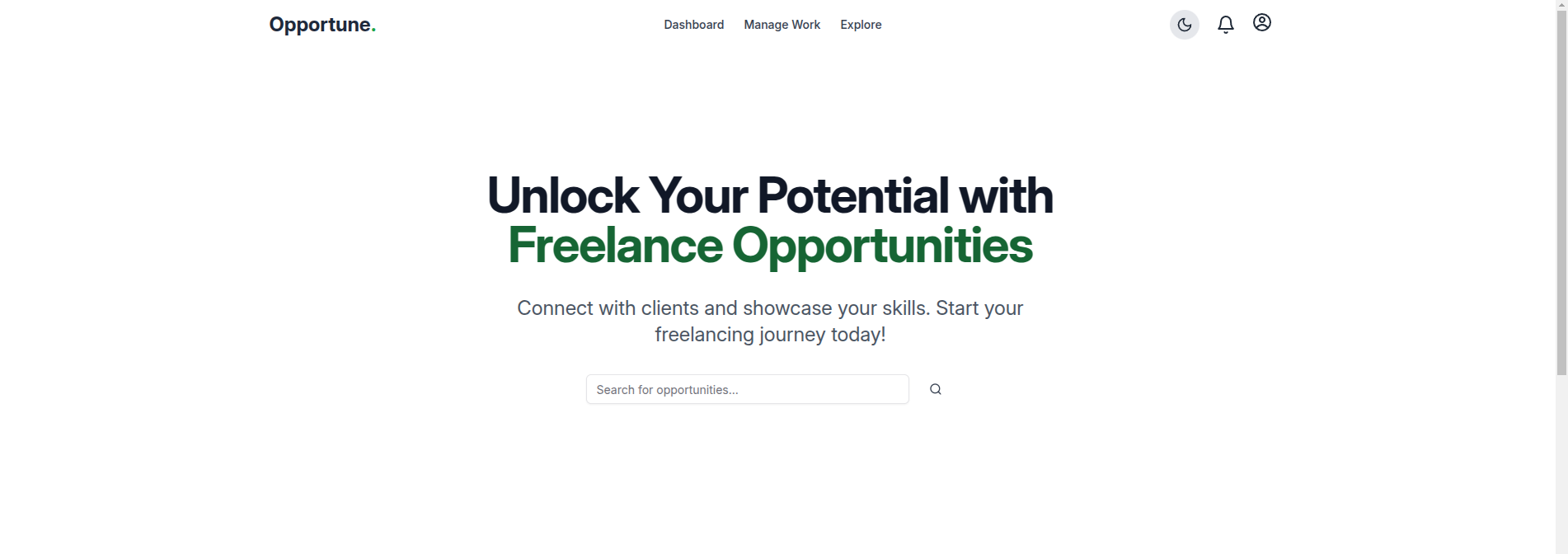 Opportune-freelance platform